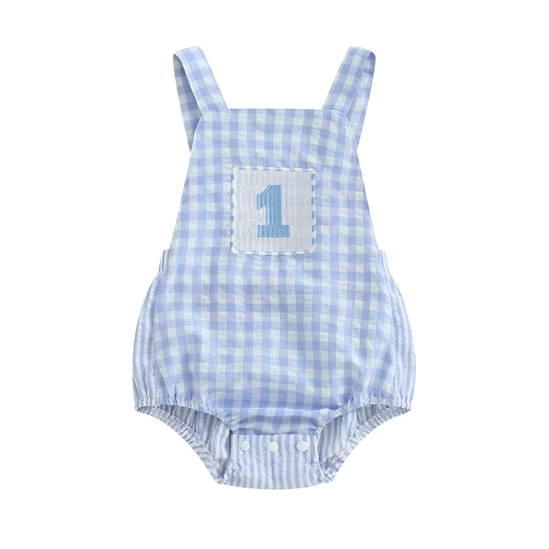 Baby Boys Birthday Romper