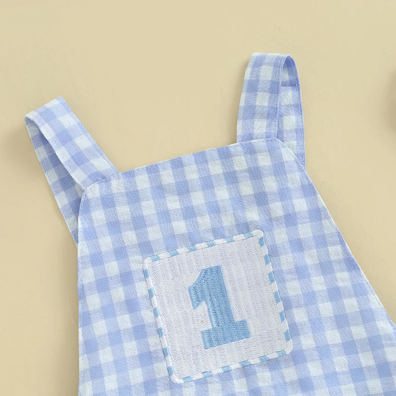 Baby Boys Birthday Romper
