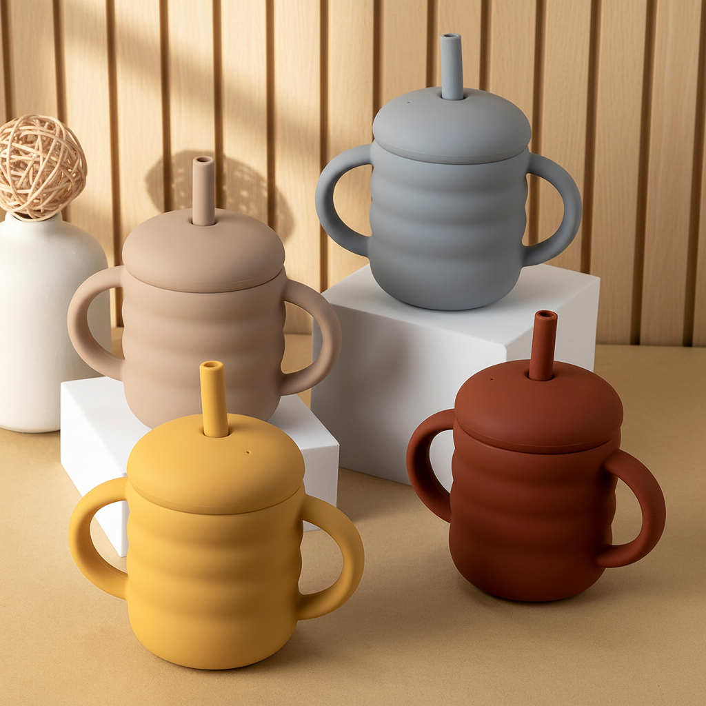Baby Silicone Sippy Cup